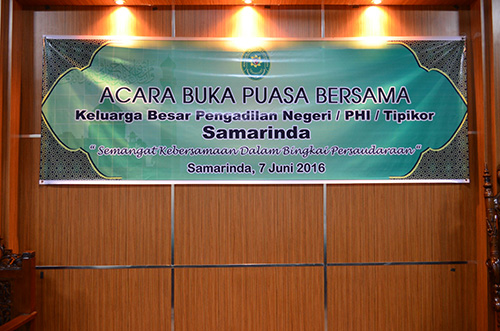 Buka Puasa Bersama Pengadilan Negeri Samarinda.